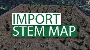 Create a 3D Digital Twin of a Forest from Tree Locations (Stem Map)