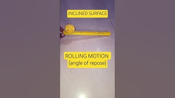 inclined surface rolling motion angle of repose|rotational dynamics #rolling #shorts  @GyanFreedom