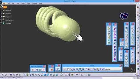 TECHNICAL CADD |AMAZING ADVANCED CATIA TUTORIAL| HOW TO DESIGN SPIRAL  CFL BULB