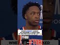 Easy media night for OG Anunoby 🤣 #nba #nbafinals #knicks