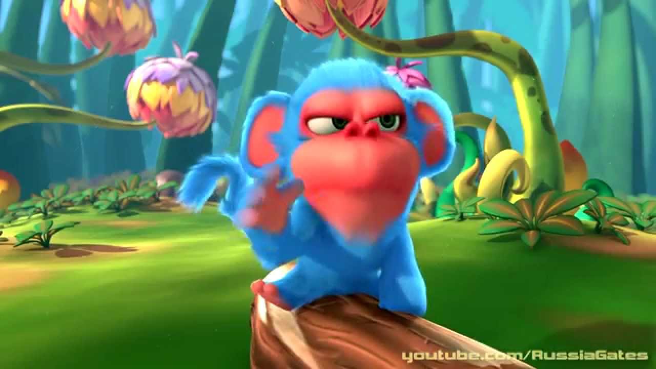 Мультфильм про обезьянок - Funny monkey cartoon - YouTube