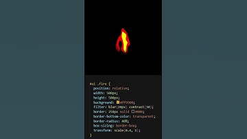 "🔥 Create Stunning Fire Animation with HTML & CSS | Web Design Tutorial" #coding #htmlcss #html