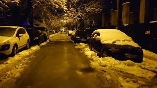A walk through a frozen, empty Bucharest late at night