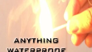 HOW TO MAKE ANYTHING WATERPROOF WITH CANDLE WAX | WATERPROOF SHOES MATCHES AND PAPER
