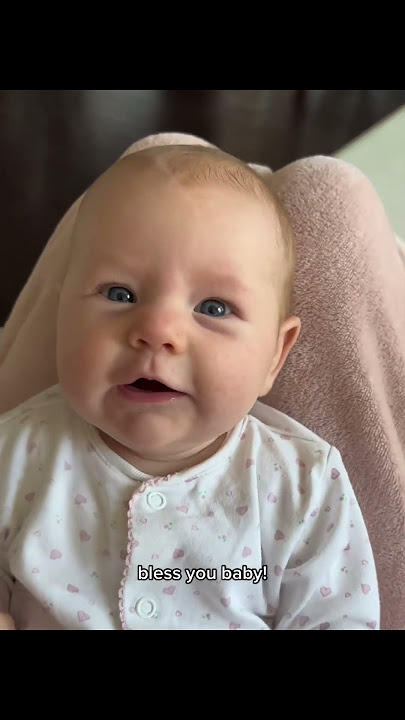 Babies sneeze. #funny #baby #interesting #sneeze