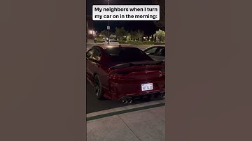 My neighbors SWEAR my car is THIS loud: #cars #loud #shorts