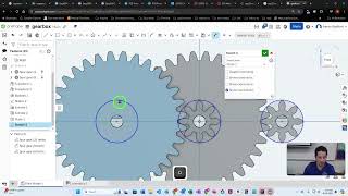 create a gearbox assemble in Onshape