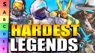 RANKING THE EASIEST To HARDEST Legends In Apex Legends! | Apex Legends Tier List