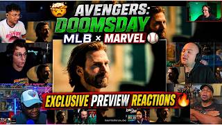 🤯 AVENGERS: DOOMSDAY – EXCLUSIVE MLB CROSSOVER PREVIEW REACTION MASHUP ⚾🔥 | REACTIONS