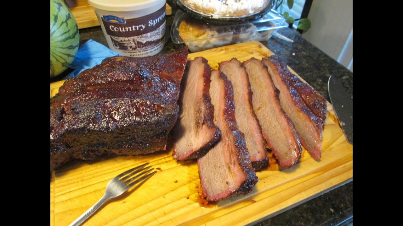 Second attempt at a smoked brisket YouTube