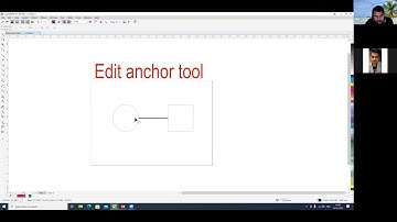 How to use edit anchor tool in Corel Draw  (Hindi)