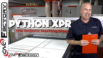 Robotic Printing & Labeling CNC Machine - NEW 3rd Generation CNC Router - HD