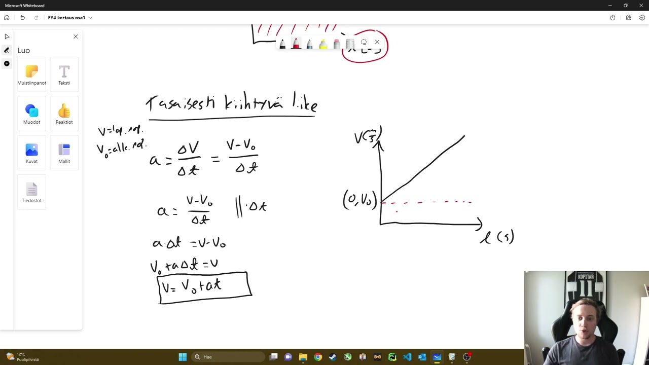 FY4   Voima ja liike kertaus -Osa1 (LOPS21)