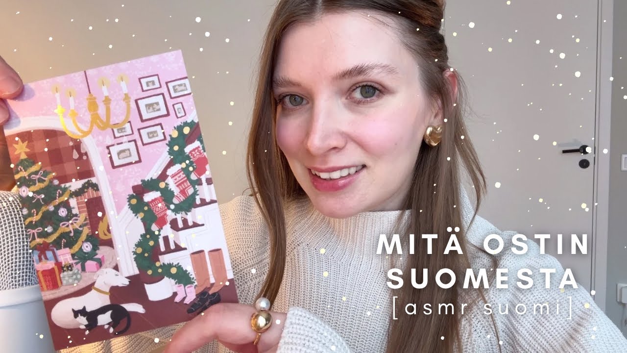ASMR suomi - Mitä Ostin Suomesta 🇫🇮 | ostokset esittely (myös ruokaostokset)