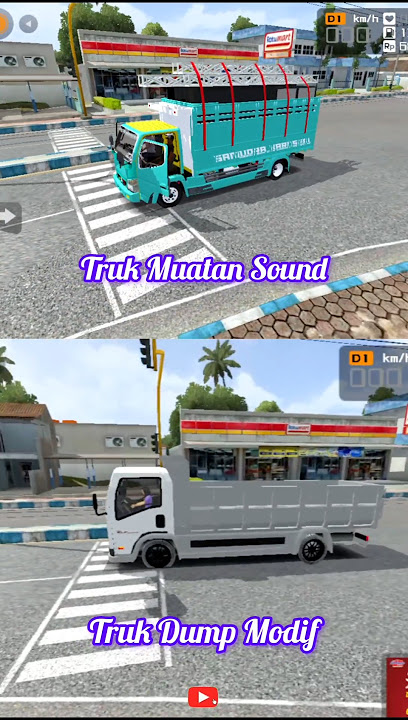 Balapan Truk Muatan Sound Vs Truk Dump modif #shorts #febriashorts
