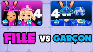 FILLE VS GARÇON ADMIN