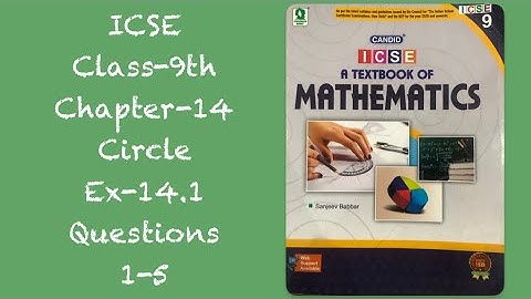 ICSE/class-9th/ch-circle/ex14.1/questions 1-5/
