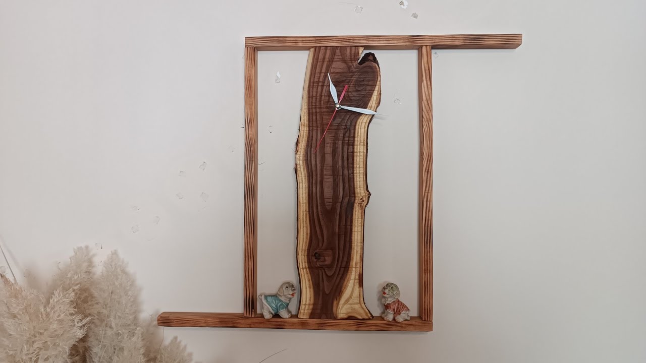 How to build wooden clock - YouTube