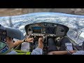 DA42 Takeoff, Airways Join & Climb FL080 | GoPro 7 Black | Cockpit View & ATC