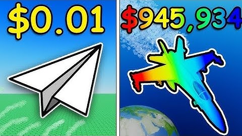 I went from NOOB to PRO in roblox plane training