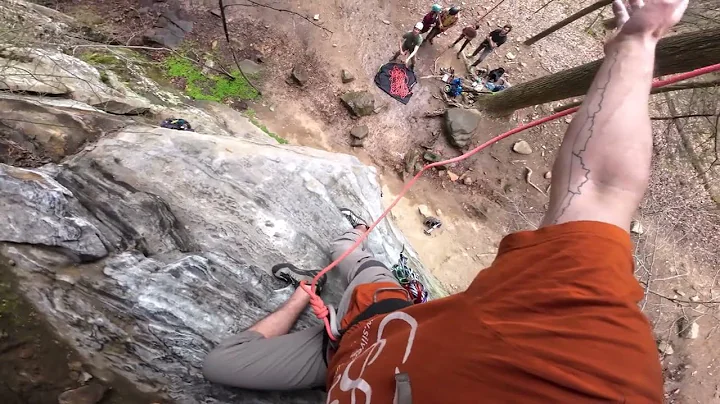 Creature Feature 5.9 (TR)- Red River Gorge Rock Climbing | Red River George