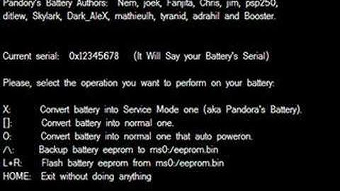 Creating a Pandora JigKick Battery
