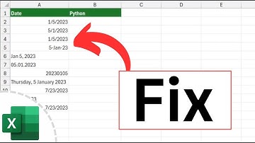 Converteer rommelige tekstdata naar echte data in Excel met de functie to_datetime()