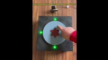 Escape Room Prop Touch Magic Disk Light-up Props to Control 12 EM Lock