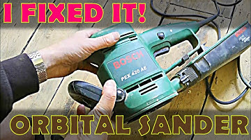 I Fixed It! Broken orbital sander that was losing power