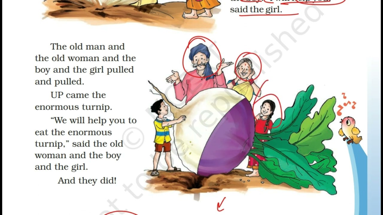 The Enormous Turnip Marigold Unit 3 NCERT English Class 3 Word The Enormous Turnip Marigold Unit 3 NCERT English Class 3 Word