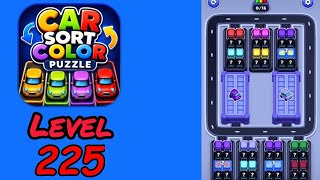 Car Sort Color Puzzle Level 225 Walkthrough