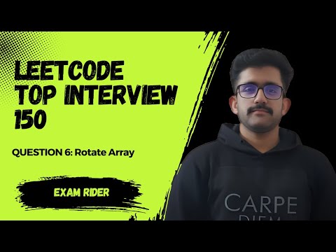 Rotate Array by K || LEETCODE || TOP INTERVIEW 150