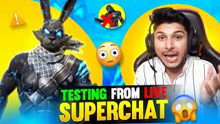 OMG❗Testing Player From Live Superchat 💯 || This Player Defeated Two Ng Mobile Gods 😱@Nonstopff