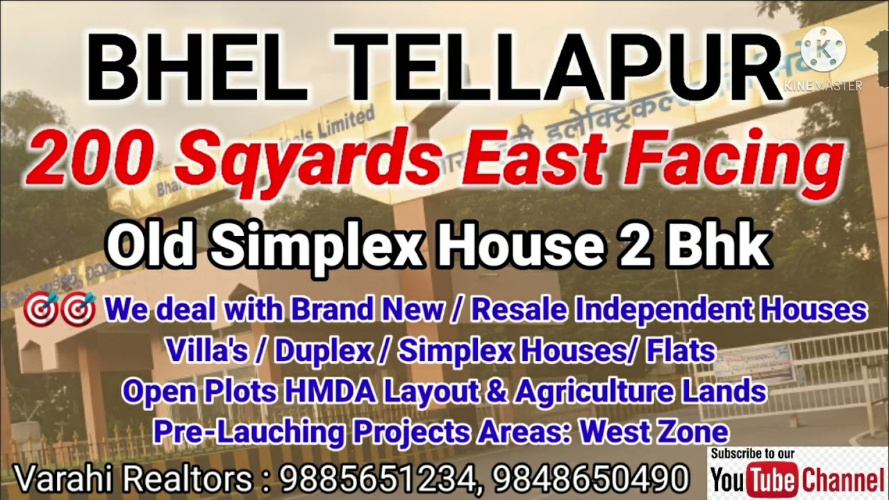 200 Sqyards Independent House for sale in Bhel Tellapur East facing