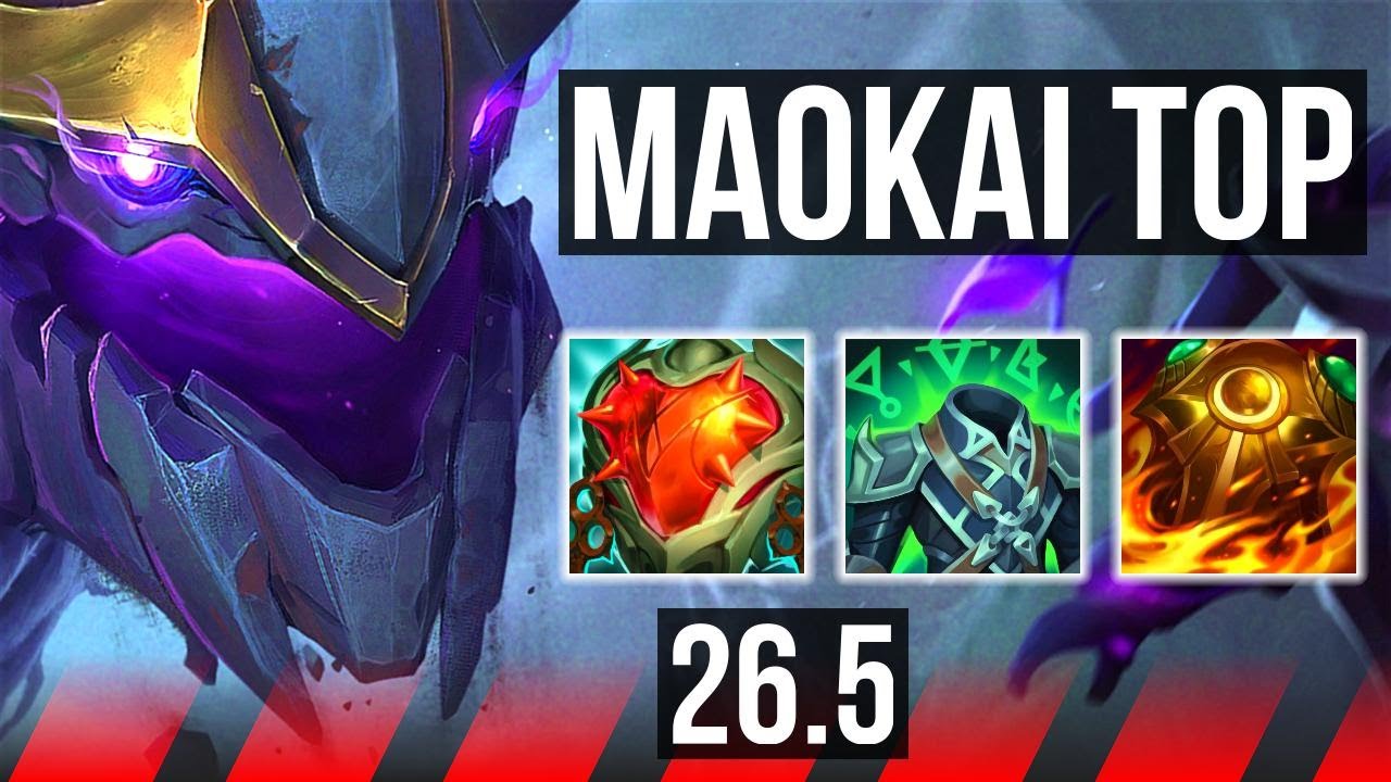 MAOKAI vs SION (TOP) | 35K damage, Good KDA: 11/3/20 | EUW Master | 26.5