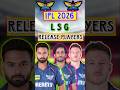 "Rishabh Pant को भी Release कर दिया? 😨 | LSG 2026 Shock News!"#ipl #cricket #lsg #mostpopular