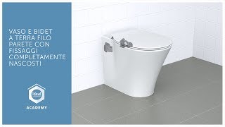 Video tutoriale installazione sanitari a terra con fissaggi nascosti Ideal Standard screenshot 5