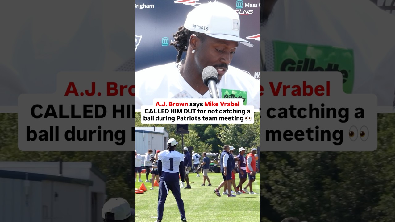 Mike Vrabel CALLS OUT A.J. Brown in Patriots Team Meeting