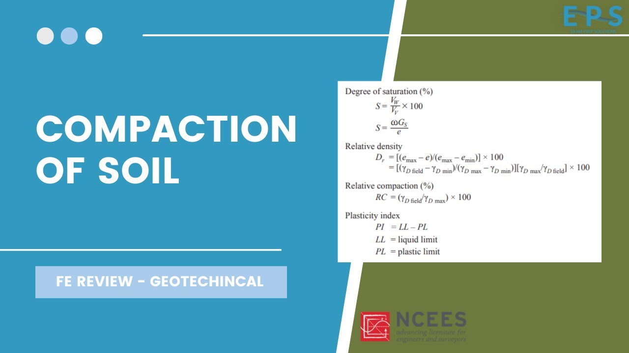 Compaction Percentage FE CIVIL GEOTECHNICAL YouTube