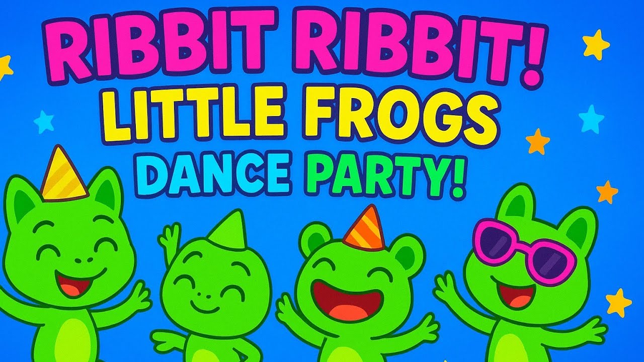 Bit Frog Ribbit Ribbit ๐ธ Ribbit Ribbit! Little Frogs Dance Party! ๐ธ - YouTube
