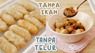 KHUSUS PEMULA!! TANPA IKAN, TANPA TELUR!!  PEMPEK DOS SIMPEL KENYAL GURIH MANTUL!!