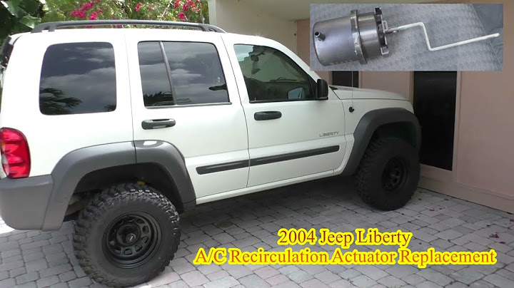 2004 jeep liberty blend door actuator location