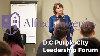 Alfred University D.C Purple City: Student Leadership Forum 2024