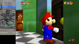 Super Mario 64 1 star PAL speedrun in 9:41 (2nd place CE)