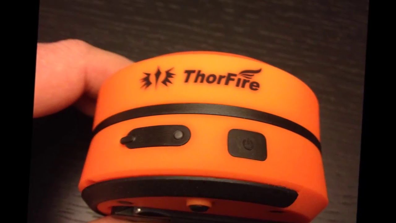 ThorFire LED Camping Lantern Hand Crank USB Rechargeable Mini Flashlight Torch