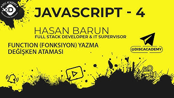 JAVASCRIPT 4 - Sıfırdan İleri Düzey Web Tasarımı ve Kodlama Eğitimi - 25 (18 Mayıs 2021)