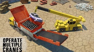Junk Car Crusher Crane Driver Android Gameplay | Best Android Game For Kids March 2017 screenshot 3