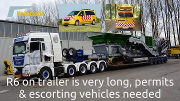 Keestrack R6 dolly system for full mobility