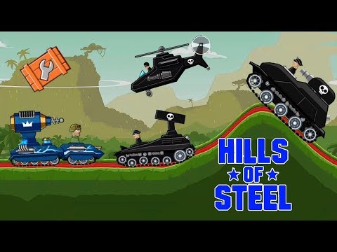 Hills of steel hack - Tesla tank vs all Boss level - Games bii
