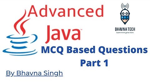 Advanced Java MCQ Based Questions part I in Hindi #bteup #important #questions